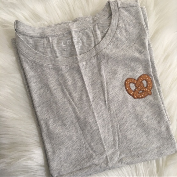 LOFT embroidered pretzel tee - Picture 8 of 8